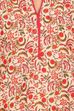 Beige Straight Cotton Kurta image number 2