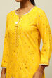 Black Rayon Printed Straight Kurta image number 1