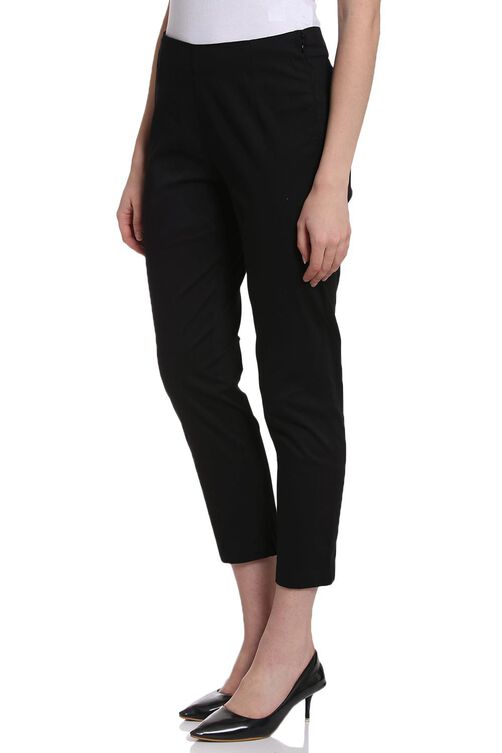 Light Pink Cotton Fusion Pants image number 2