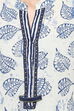 Indigo Straight Cotton Kurta image number 5