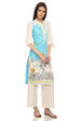 White Straight Cotton Kurta image number 3