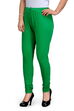 Green Cotton Leggings image number 2
