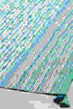 Blue Cambric Straight Suit Set image number 3