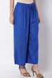 Blue Viscose Palazzo image number 3