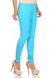 Turquoise Cotton Leggings image number 2