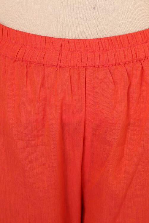 Orange Poly Cotton Culottes image number 4