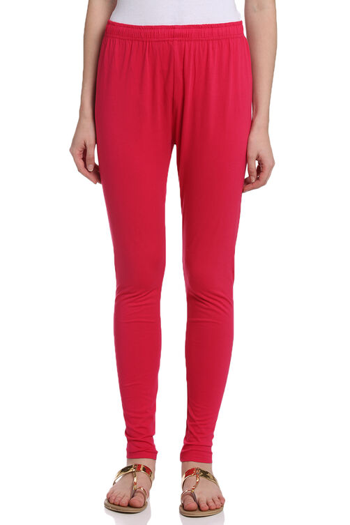 Pink Cotton Leggings image number 0