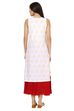 White Straight Cotton Kurta image number 3