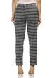 Black Cotton Slim Pants image number 3
