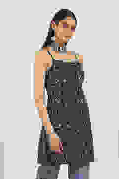 Blue Cotton Blend Straight Kurtas image number 4