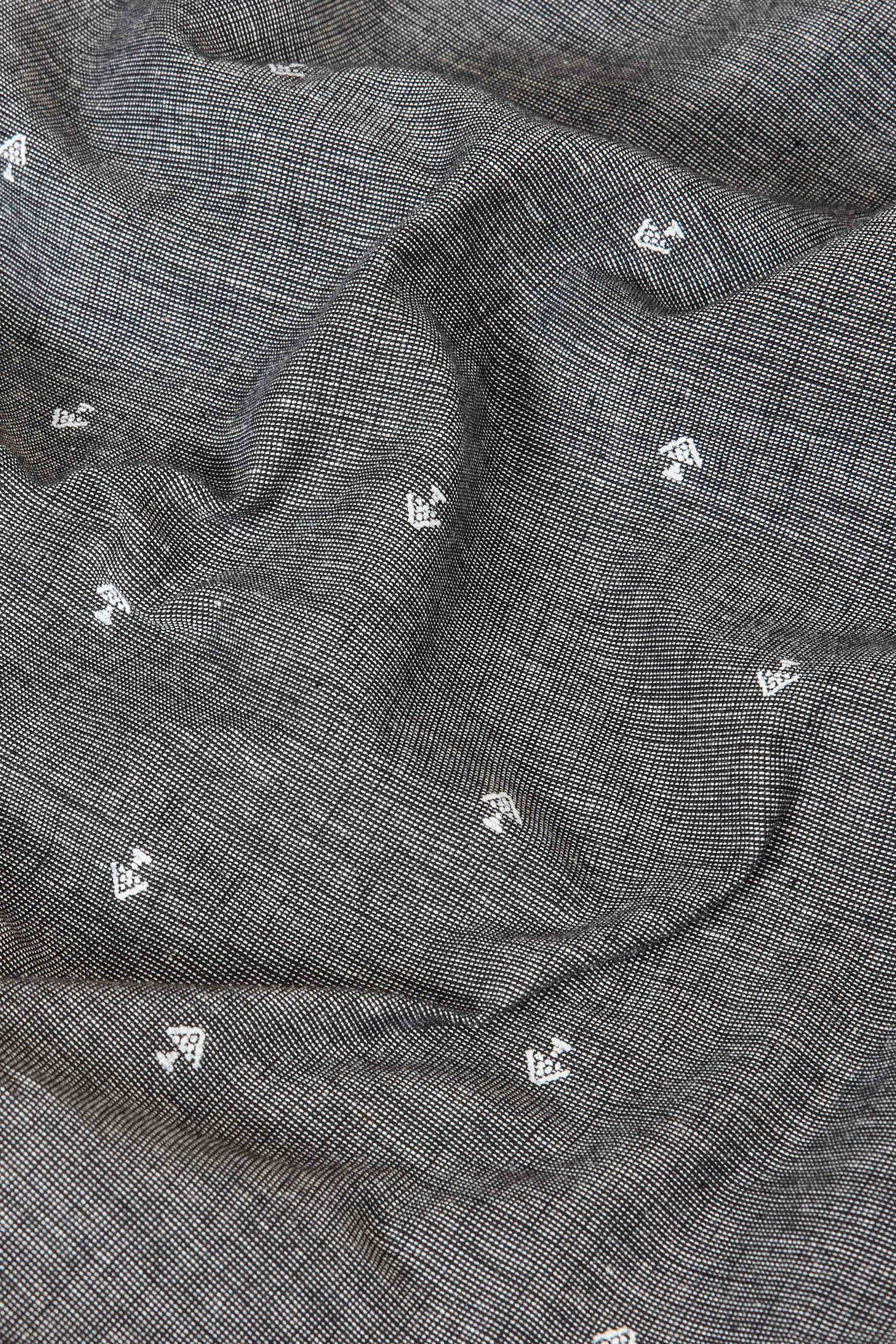 Grey Cotton Straight Printed Kurta image number 2