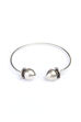 Oxidised Metal Smooth Beads Bracelet image number 1