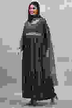 Green Viscose Rayon Printed Anarkali Dress image number 2