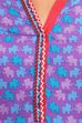 Purple Straight Cotton Kurta image number 4