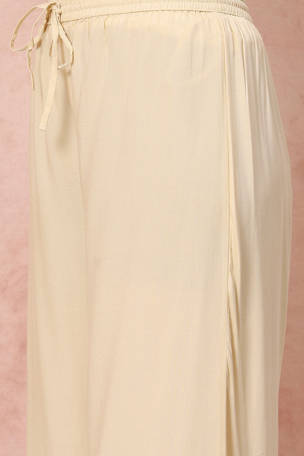 White Viscose Palazzo image number 1