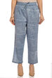 Indigo Cotton Slim Pants image number 0