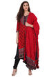 Red Straight Modal Kurta image number 6