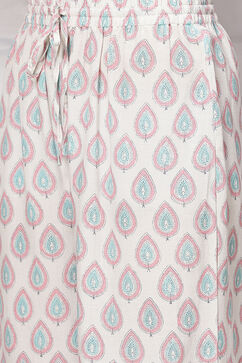 Aqua Viscose Kurta Set image number 2