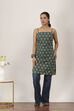 Green Cotton Straight Kurtas image number 5