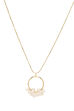Golden Metal Brass Necklace image number 1