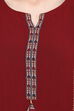 Black Straight Viscose Rayon Kurta image number 5