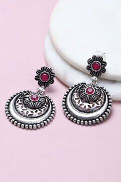 Pink Alloy Drop & Danglers image number 0