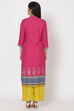 Pink Viscose Rayon Straight Kurta image number 5