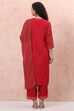 Blue LIVA Bandhani Suit Set image number 4