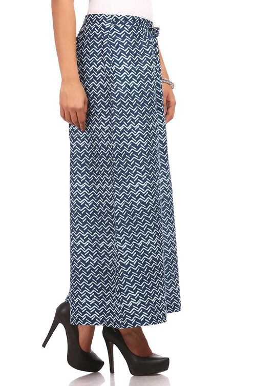 Indigo Cotton Palazzo image number 2