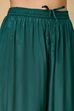 Green Viscose Rayon Kalidar Solid Suit Set image number 2