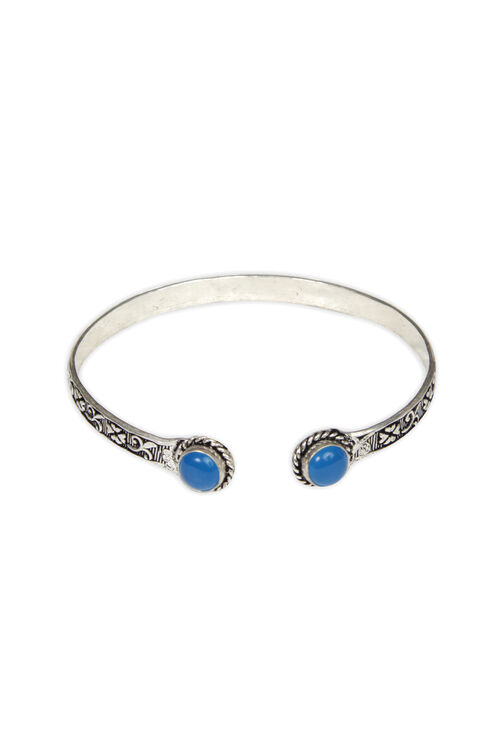 Blue Metal Brass Bracelet image number 1