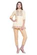 Beige A-Line Viscose Indie Top image number 5