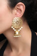 Gold Metal Brass Earring image number 0