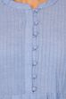 Blue Cotton Straight Kurta image number 3