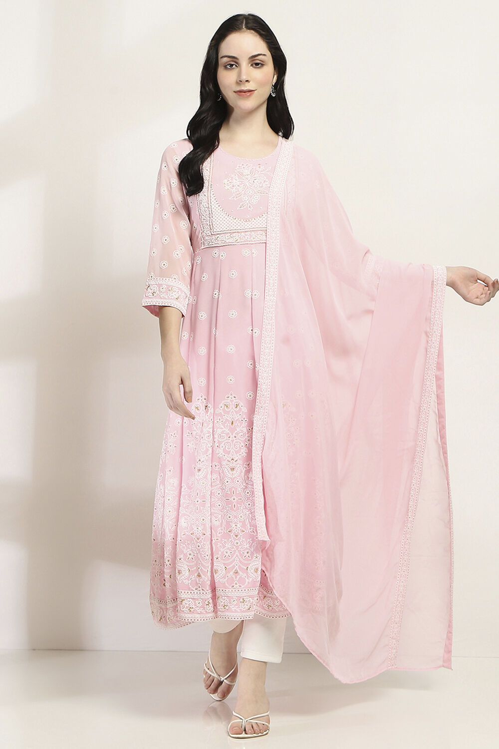 Pink  Dupatta image number 0