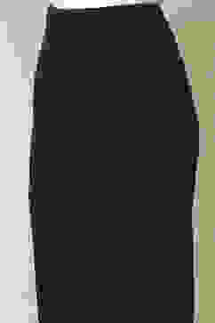 Black Acrylic Regular Solid Legging image number 1