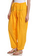 Off White Cotton Fusion Pants image number 2