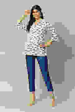 Coblt Blue Polyester Slim Solid Pants image number 0