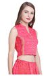 Pink Polyester Jacket image number 3