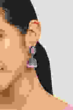 Light Pink Alloy Drop & danglers image number 1