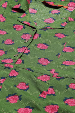 Green LIVA Kalidar Floral Dress image number 1