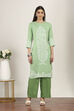 Blue Rayon Viscose Rayon Kurta Pants Set image number 6
