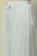 Blue Rayon Tiered Kurta image number 2
