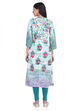 Lime Green Straight Viscose Rayon Kurta image number 5