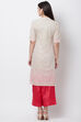 Beige Poly Cotton Straight Kurta image number 4