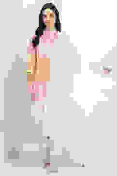 White Polyester Dupatta image number 0