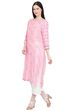 Pink Viscose Straight Kurta image number 2