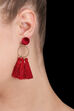 Golden Metal Brass Earrings image number 0