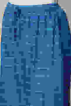 Blue LIVA Straight Printed Palazzo image number 1