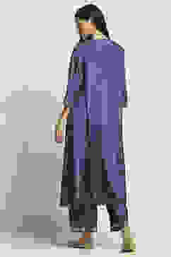 Blue Viscose Kalidar SET image number 4